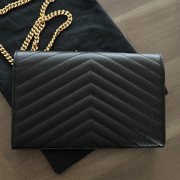 Yves Saint Laurent Bags Ysl Envelope Chain Wallet Poshmark